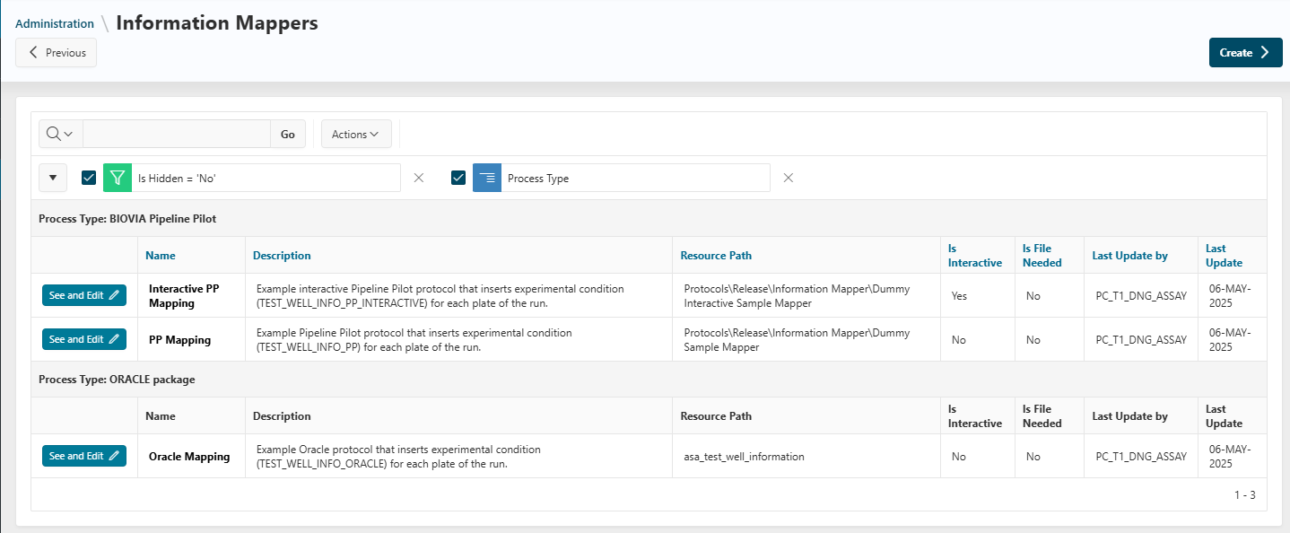 Information mappers
