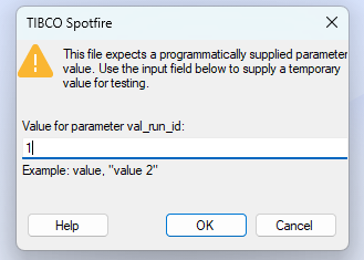 Run ID Prompt