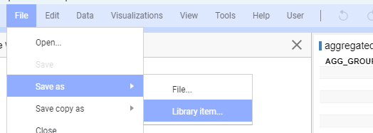 Save As Library Item
