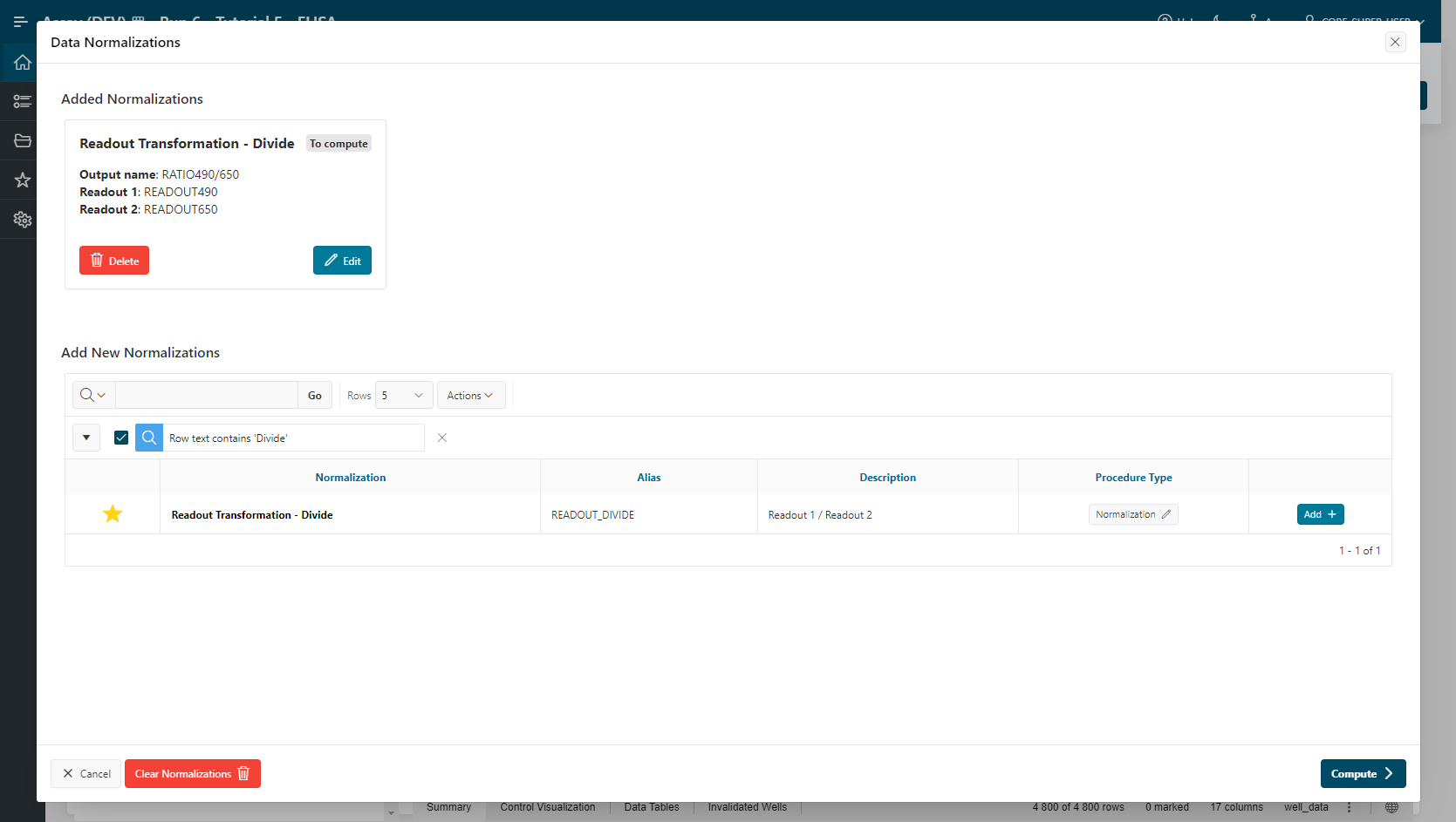 Add data normalizations