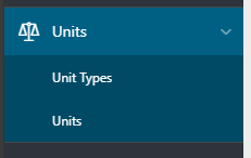 Unit Menu