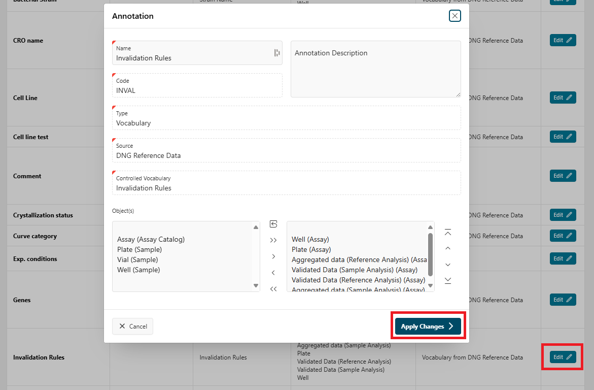 Edit annotation screenshot Edit annotation