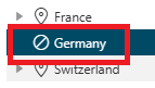 Site not selectable icon