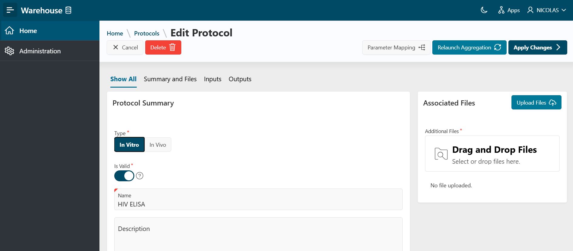 Edit protocol